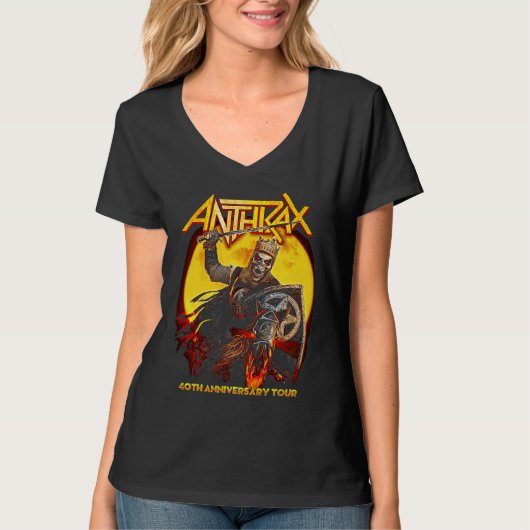Anthrax u2013 We Ride With Death Tシャツ (正面)