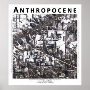 Anthropocene II -冬の日、北のKazakahstan ポスター