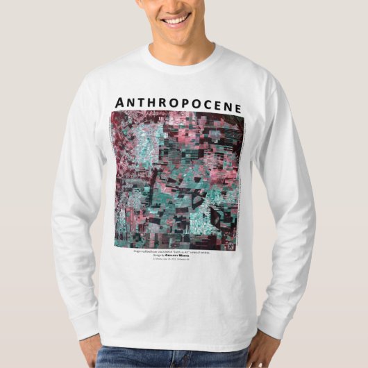 Anthropocene III_A -ボリビアの熱帯雨林 Tシャツ (正面)