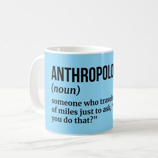 Anthropologist - Coffee Definition Mug コーヒーマグカップ (正面左)