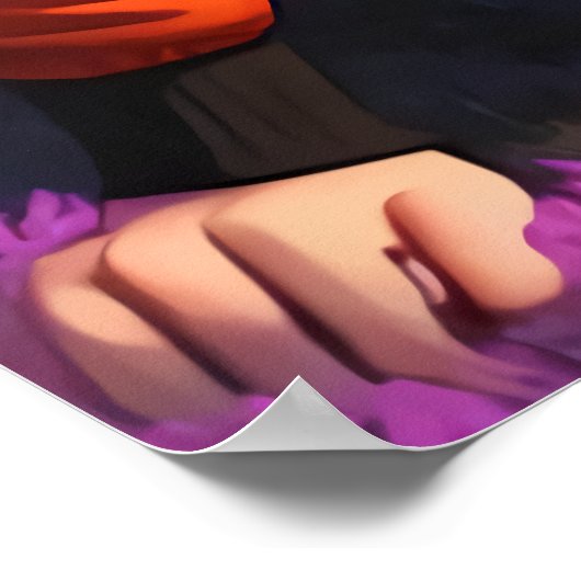 Anthropomorphic Goat | AI Art Poster ポスター (角)