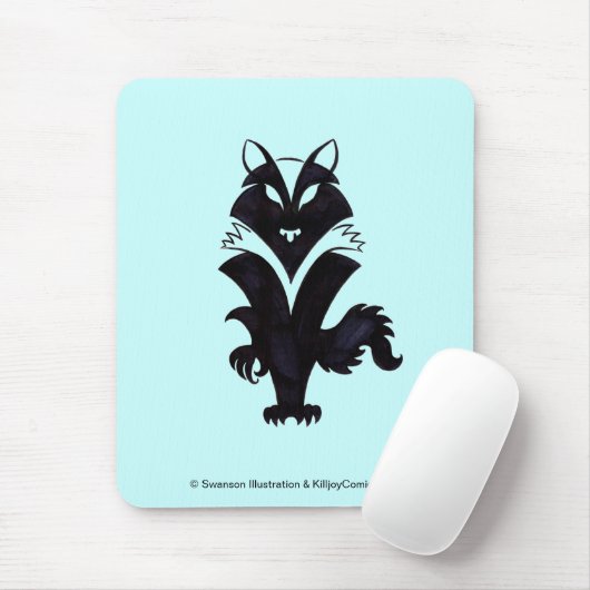 AnthroWolf マウスパッド (マウス)