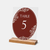 Anthurium Acrylic Table Sign アクリルサイン (傾斜)