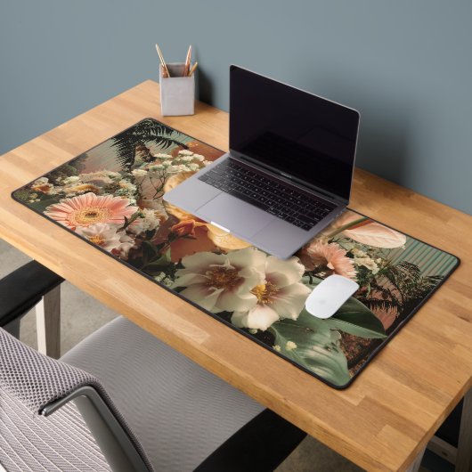 Anthurium and Tropical Floral Arrangement デスクマット (オフィス2)