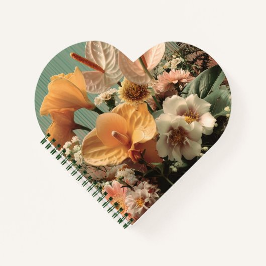 Anthurium and Tropical Floral Arrangement ノートブック (正面)