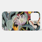 Anthurium Strelitzia：熱帯ヴィンテージの輝き。 Case-Mate iPhoneケース (裏面 (横))