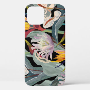 Anthurium Strelitzia:熱帯ヴィンテージの輝き。 iPhone 12ケース