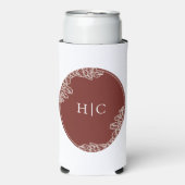 Anthurium wedding drink cooler  スリム缶クーラー (Seltzer正面)