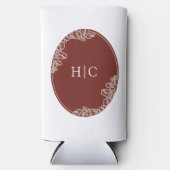 Anthurium wedding drink cooler  スリム缶クーラー (正面)