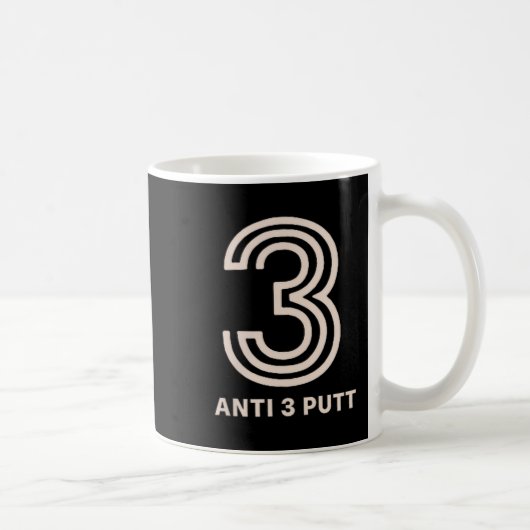 Anti 3 Putt コーヒーマグカップ (右)