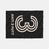 Anti 3 Putt  フリースブランケット (正面(横))