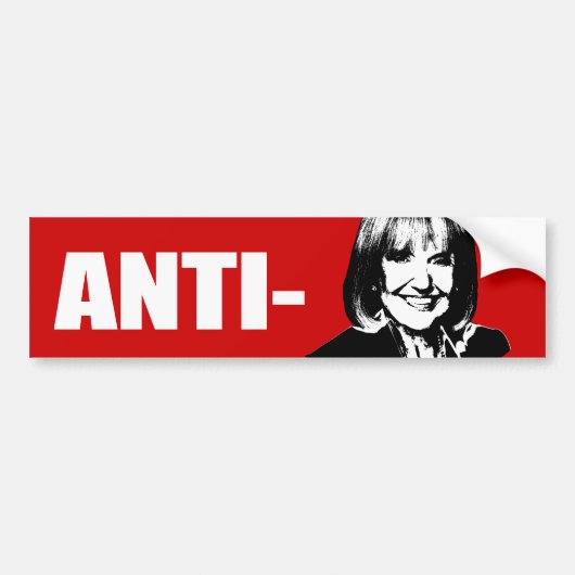 ANTI-BREWER バンパーステッカー (正面)