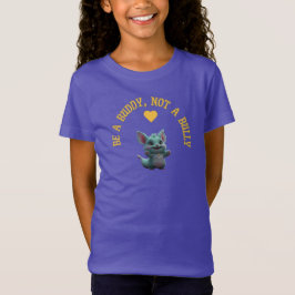 Anti-Bullying “Be A Buddy, Not A Bully T-Shirt Tシャツ