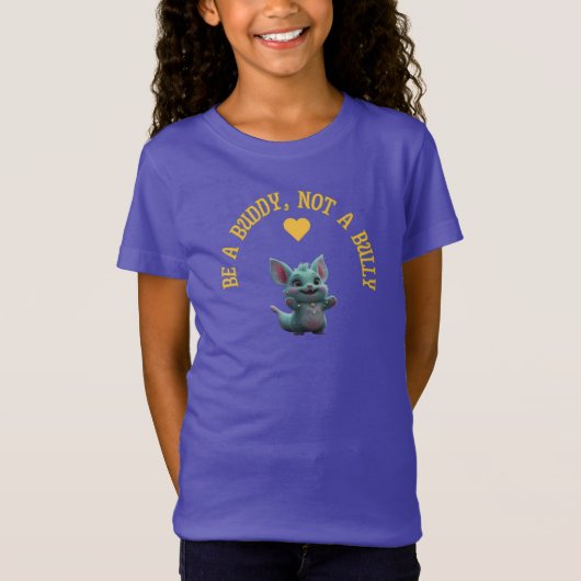 Anti-Bullying “Be A Buddy, Not A Bully T-Shirt Tシャツ (正面)