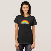 Anti Bullying Hippie Retro Teacher Rainbow Kindnes Tシャツ (正面フル)