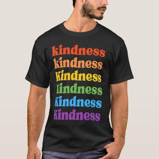 Anti Bullying Unity Day Kindness Rainbow Kids Grap Tシャツ (正面)