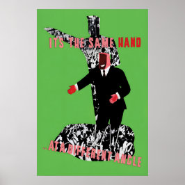Anti-Capitalist Poster It is the same hand at a ポスター