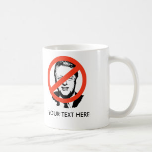 ANTI-CLINTON: アンチビルクリントン コーヒーマグカップ
