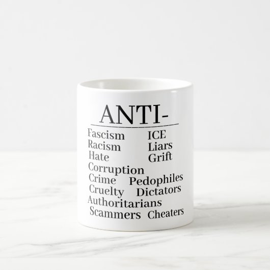 Anti- Coffee Mug コーヒーマグカップ (中央)