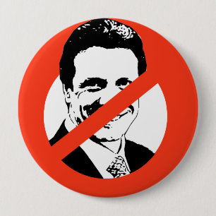 ANTI-CUOMO 缶バッジ