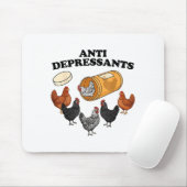 Anti Depressants Chicken  マウスパッド (マウス)