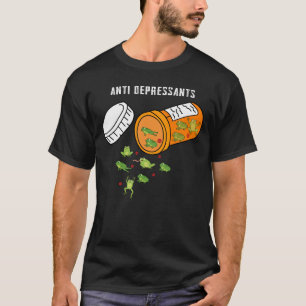 Anti Depressants Pils Green Frogs Animals Tシャツ