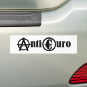 ANTI EURO バンパーステッカー (車上)