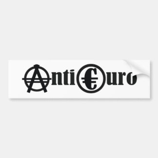 ANTI EURO バンパーステッカー