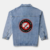 Anti-Facism Denim Jacket デニムジャケット (裏面)