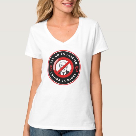 Anti-Facism Denim Jacket Tシャツ (正面)