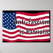 Anti-fascism is Patriotic ポスター (正面)