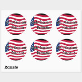 Anti-fascism is Patriotic ラウンドシール (シート)