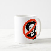 ANTI-FEINSTEIN: アンチディアーヌFeinsteinのギア コーヒーマグカップ (正面右)