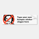 ANTI-FEINSTEIN: アンチディアーヌFeinsteinのギア バンパーステッカー (正面)