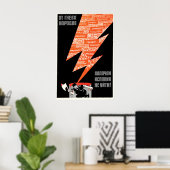 Anti-Franco Soviet Propaganda Poster Spain, show ポスター (ホームオフィス)