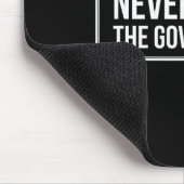 Anti Government Tees Never Trust The Government -  マウスパッド (コーナー)