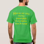 Anti Grüne Spruch Tシャツ (裏面)