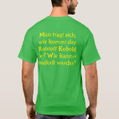 Anti Grüne Spruch Tシャツ (裏面)