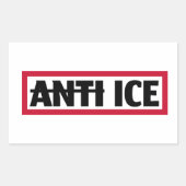Anti ICE 長方形シール (正面)