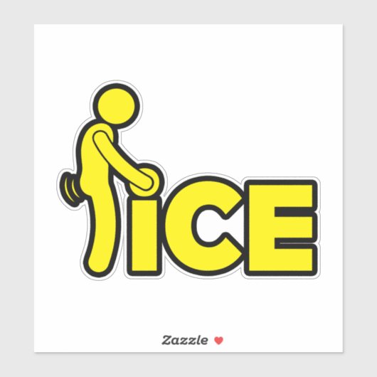 Anti ICE f*ck ICE Anti Deportation resist car  シール (シート)