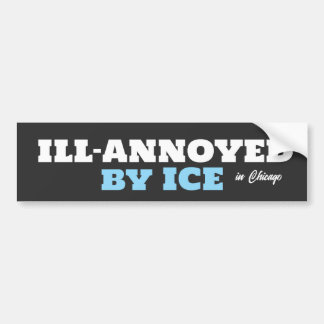 anti-ICE humor バンパーステッカー