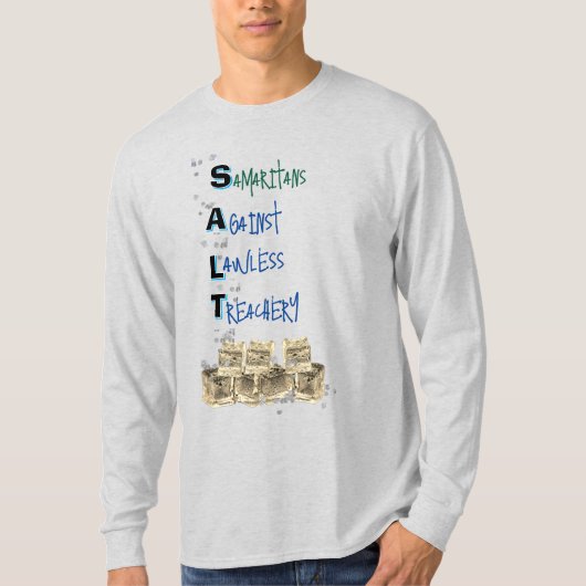 ANTI-Ice Political (SALT) Tシャツ (正面)