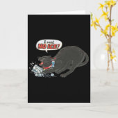 Anti Ice Pro Immigration Funny Cat Political  カード (黄色い花)