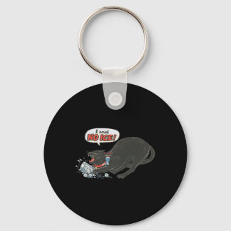 Anti Ice Pro Immigration Funny Cat Political  キーホルダー