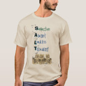 ANTI-Ice (sand) Political - (SALT) Tシャツ (正面)