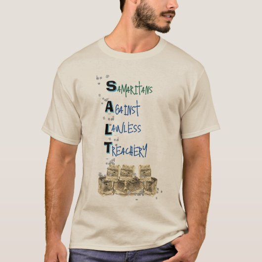 ANTI-Ice (sand) Political - (SALT) Tシャツ (正面)