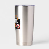 Anti-Jail Juice - Funny Coffee and Caffeine Humor 保温保冷タンブラー (左面)