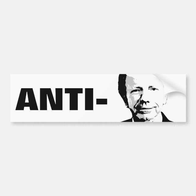 ANTI-LIEBERMAN バンパーステッカー (正面)