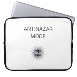 Anti Nazar Evil Eye Minimal Aesthetic Laptop Sleev ラップトップスリーブ