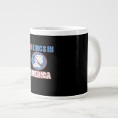 Anti- No Kings In America Classic ジャンボコーヒーマグカップ (正面右)